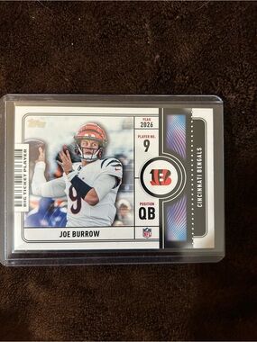 Topps Cincinnati Bengals Trading Card - White/Orange/Black